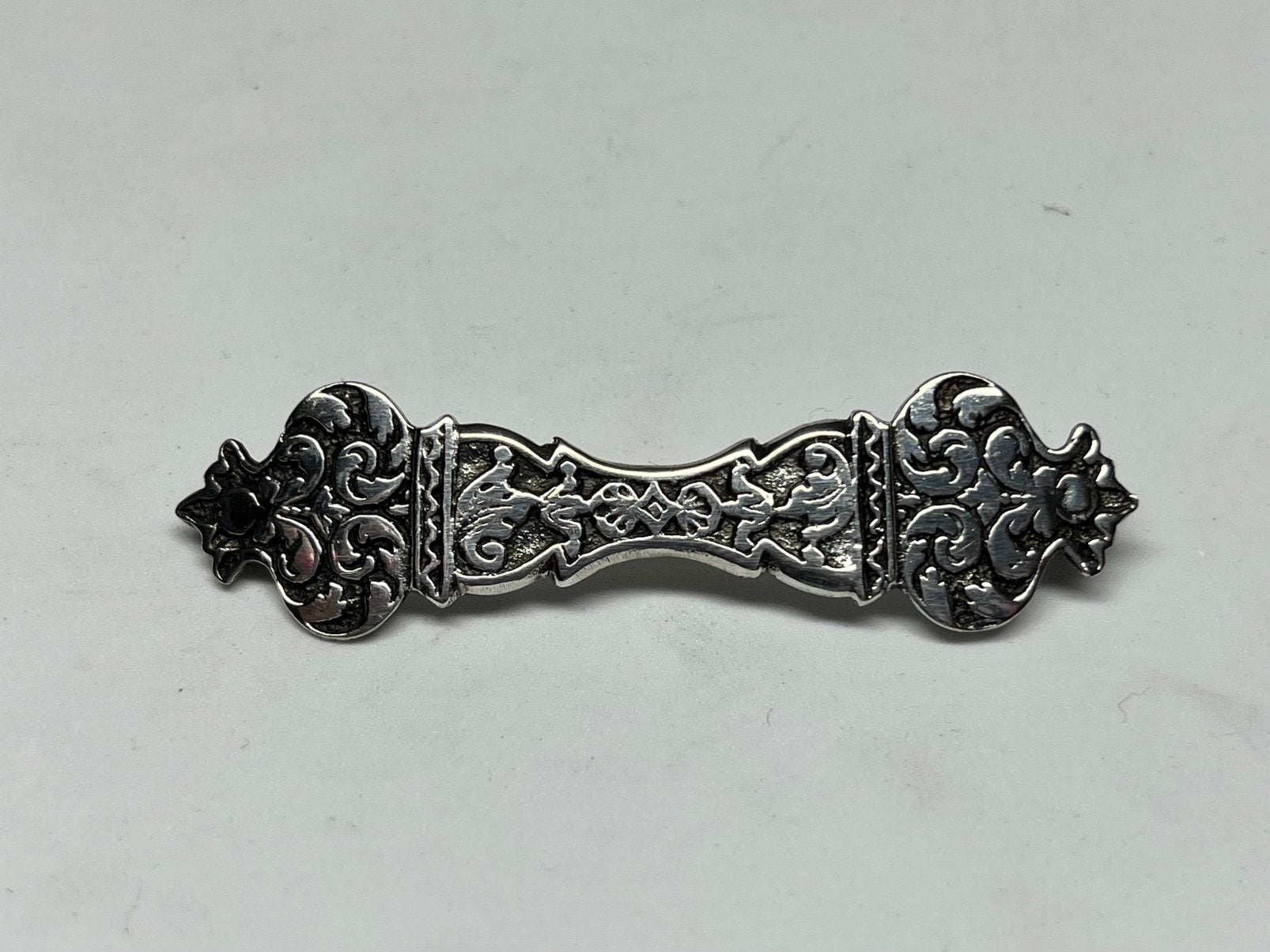 Antiek zilveren bijbelslot onderdeel 1e gehalte zilver, 7 gr, Ophalen of Verzenden, Zilver