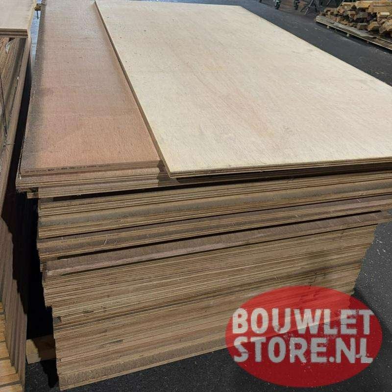 Multiplex 18 mm | Hardhout Indonesisch IHP | Wit gegrond