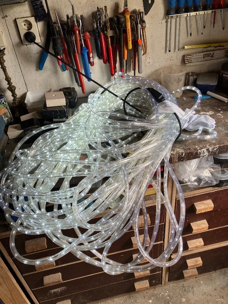 Led Lichtslang 50 meter, Ophalen, Zo goed als nieuw, Kabel of Snoer