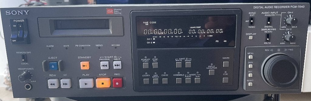 Sony PCM 7040, Audio, Tv en Foto, Cassettedecks, Ophalen, Enkel, Sony