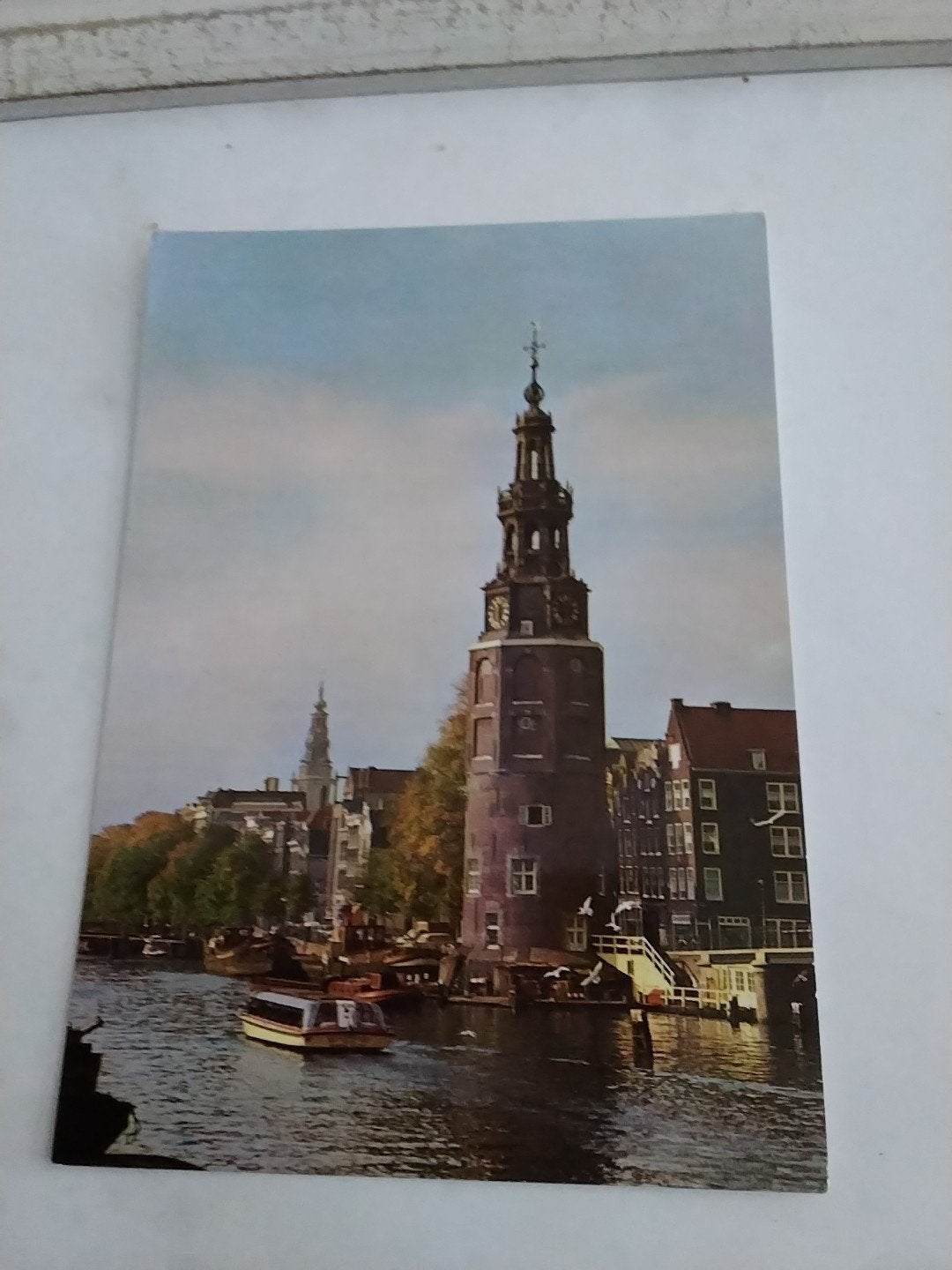 Oude ansichtkaart Amsterdam -RAAMGRACHT MET ZUIDERTOREN, Ophalen of Verzenden, Voor 1920, Noord-Holland