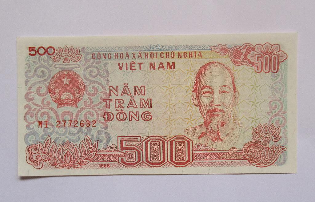Viëtnam 500 Dong 1988, Verzenden