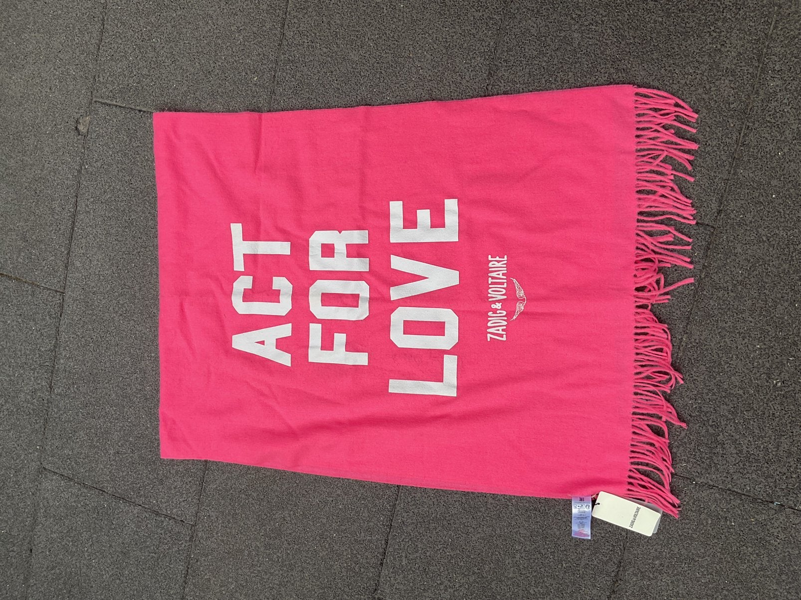 Zadig & Voltaire roze sjaal nieuw, Ophalen of Verzenden, Nieuw, Sjaal