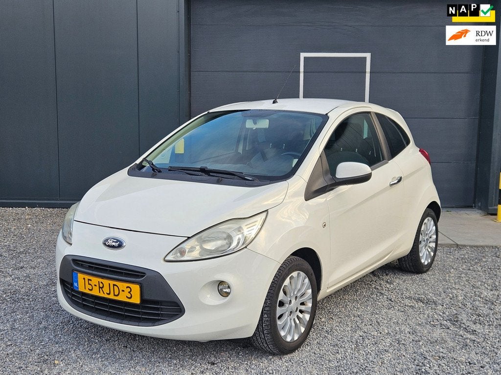 Ford Ka 1.2 Titanium APK volledig onderhoud Sublieme auto, Voorwielaandrijving, Euro 5, Stof, 4 cilinders
