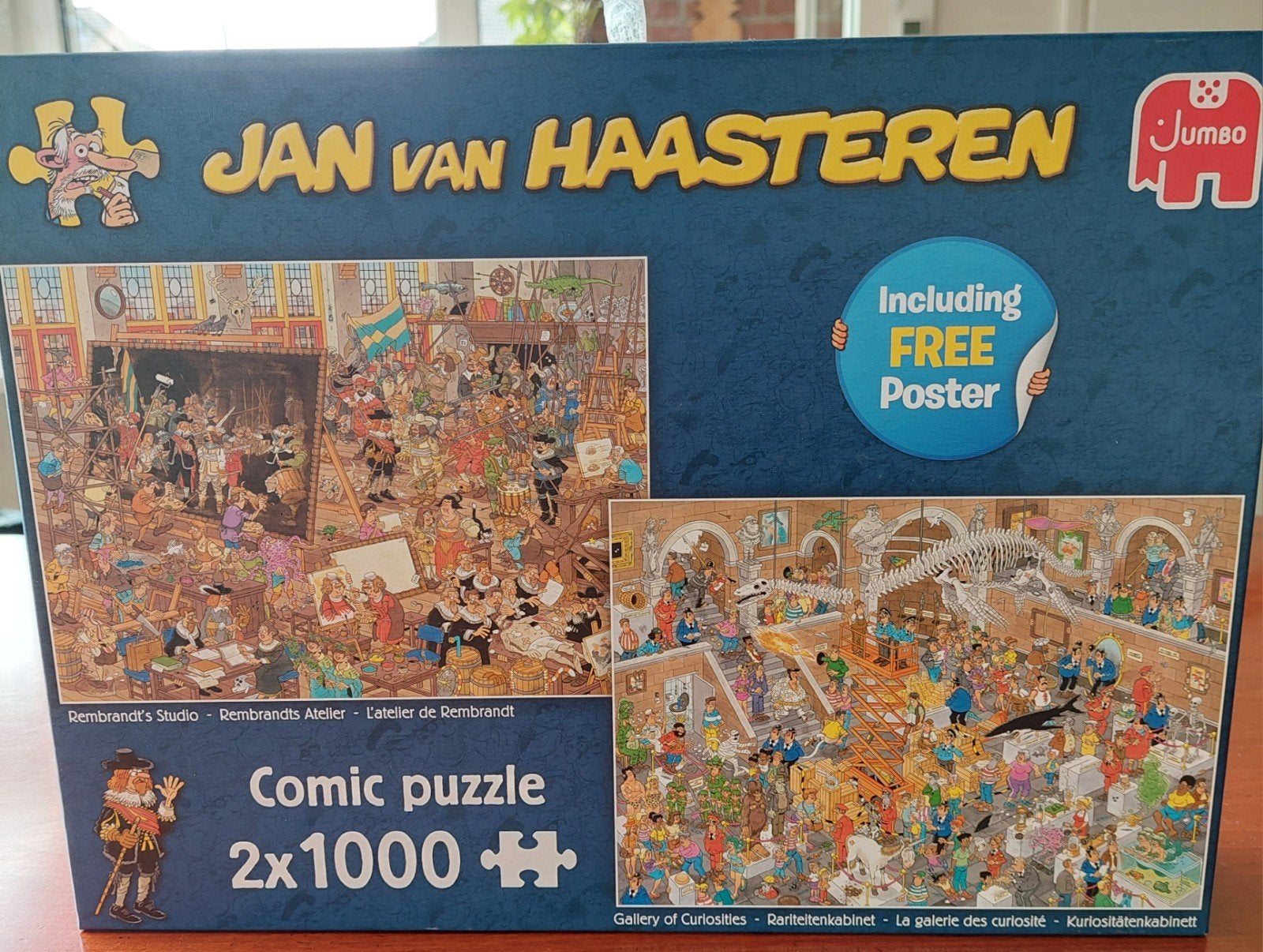 van Haasteren 2x 1000 stukjes  COMPLEET, Hobby en Vrije tijd, Denksport en Puzzels, Ophalen, 500 t/m 1500 stukjes, Zo goed als nieuw