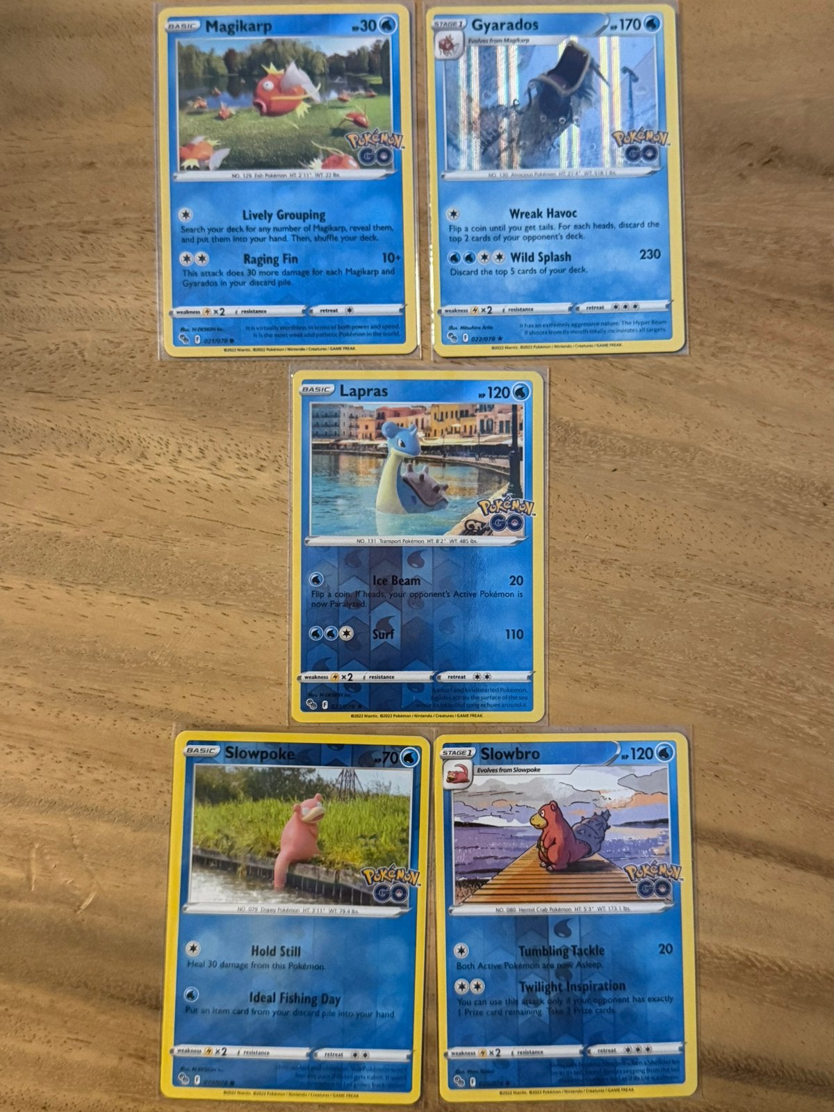 Pokémon GO kaarten set, Ophalen of Verzenden, Zo goed als nieuw, Meerdere kaarten