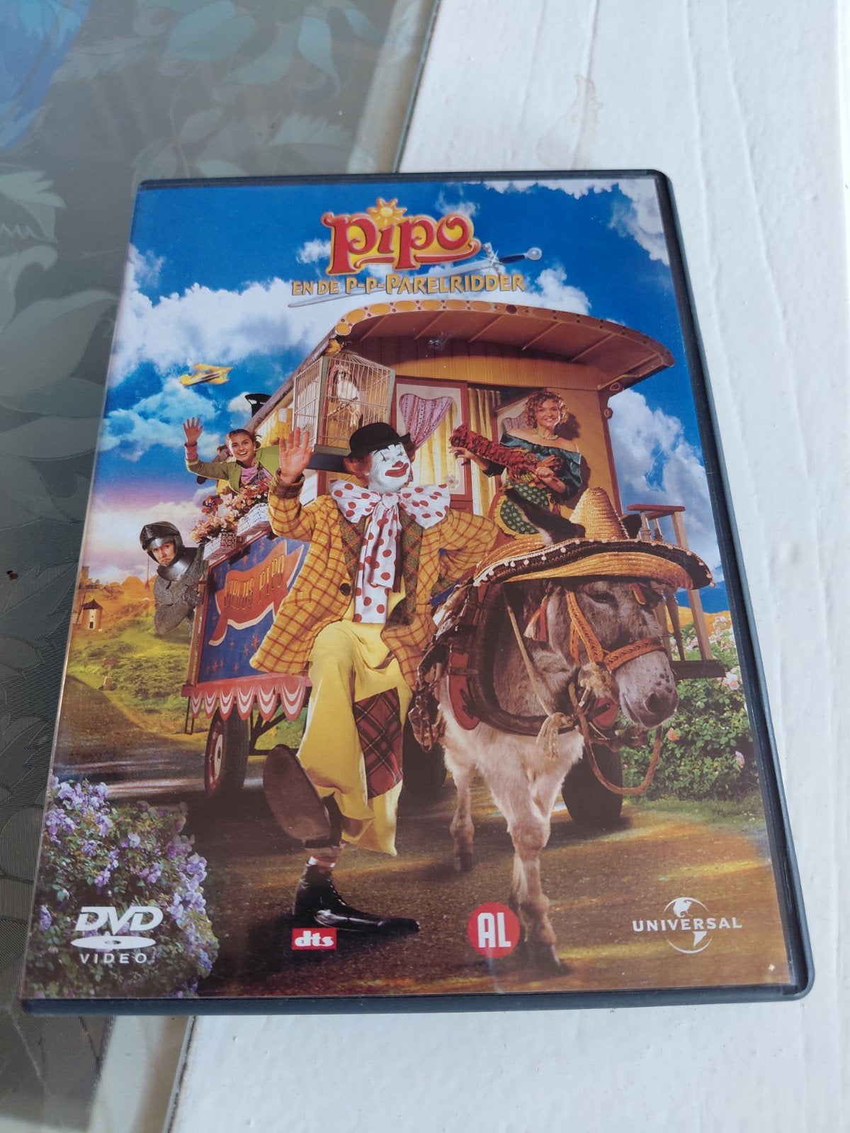 Pipo de Clown En De P-P-Parelridder dvd., Avontuur, Alle leeftijden, Ophalen of Verzenden, Zo goed als nieuw