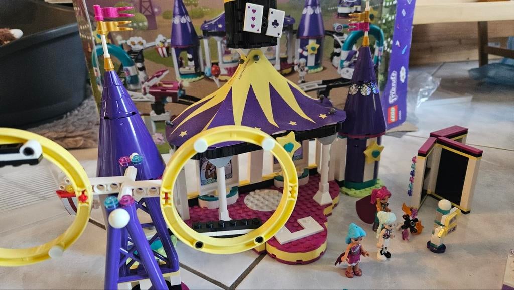 Lego Friends Magische Kermisachtbaan 41685 - Compleet, Gebruikt, Lego, Friends, Ophalen of Verzenden