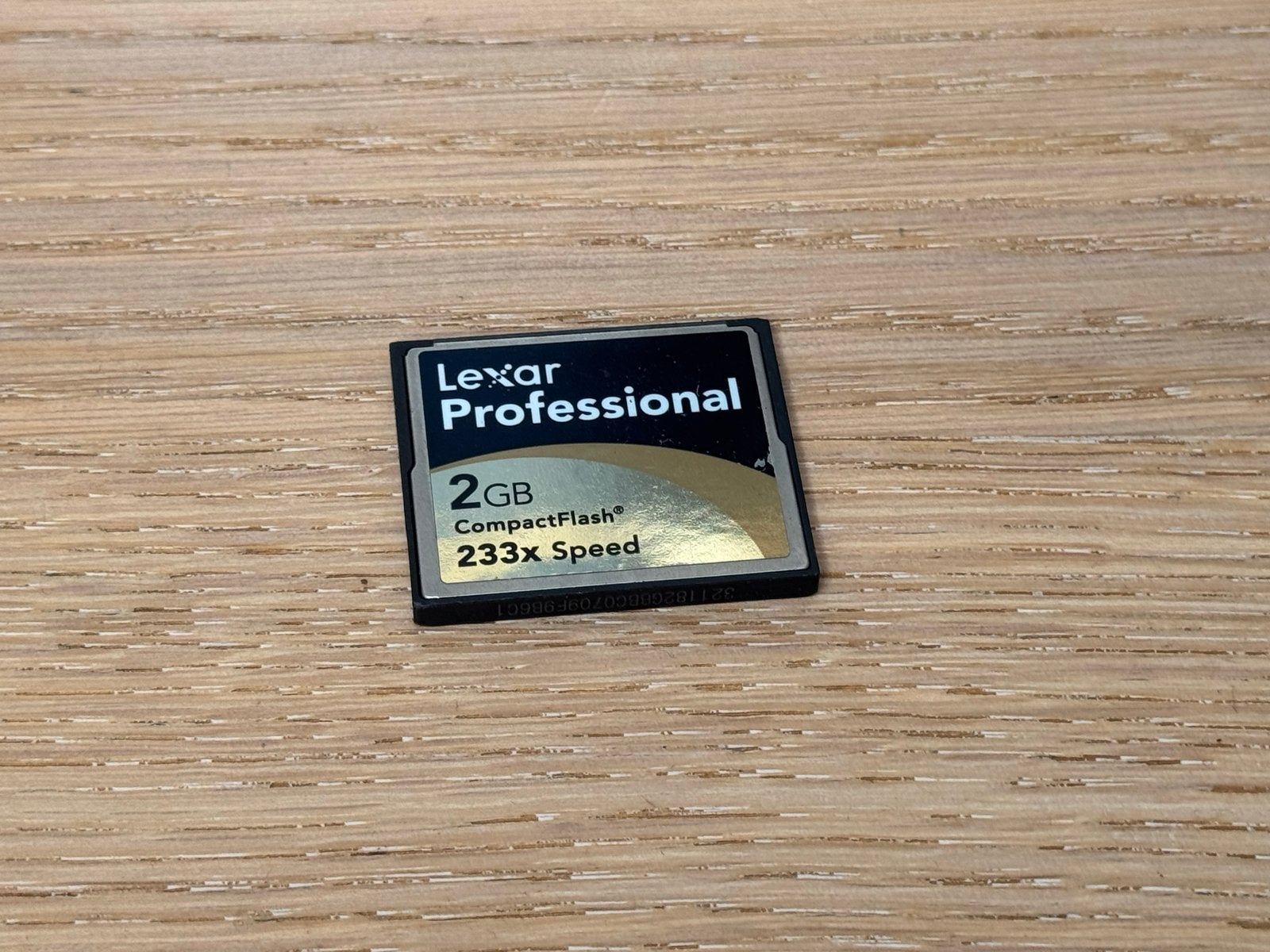 Lexar Professional CompactFlash 2GB 233x Speed, Gebruikt, Ophalen of Verzenden, 2 GB, Fotocamera