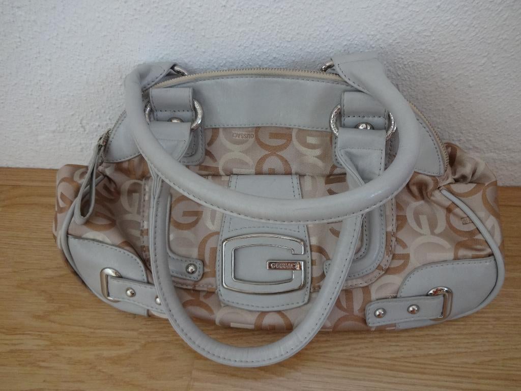 Beige tas met veel opbergvakken, Ophalen of Verzenden, Zo goed als nieuw, Beige