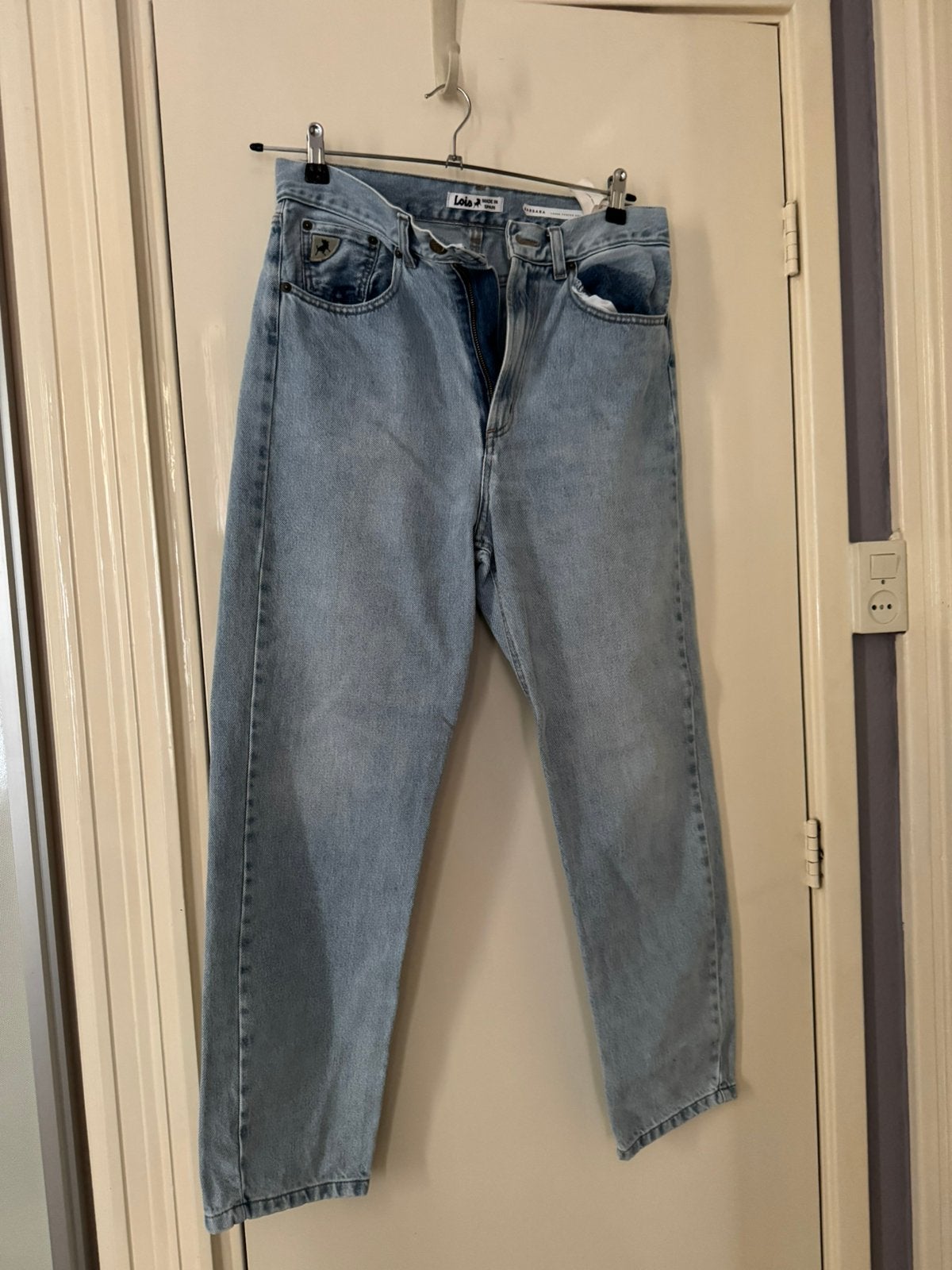 Spijkerbroek Lois dames m 27, Ophalen of Verzenden, Gedragen, Blauw, W27 (confectie 34) of kleiner