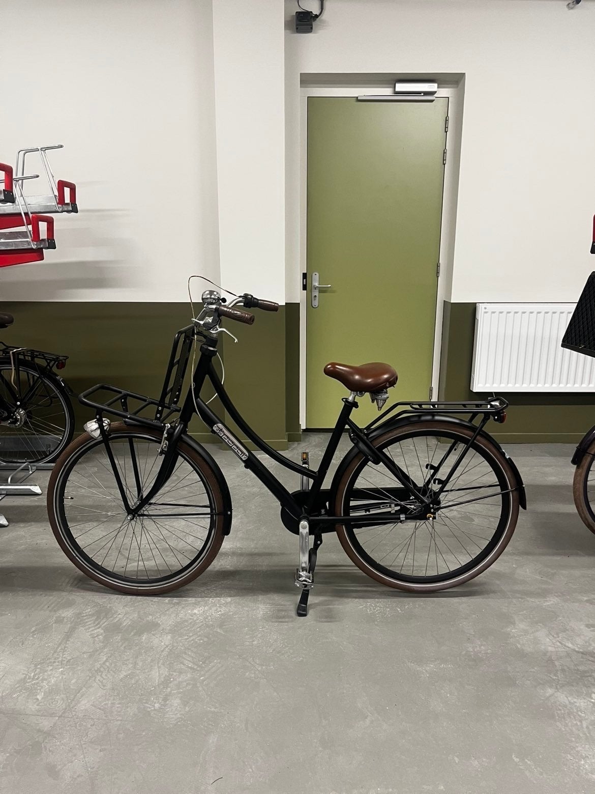 Zwarte transportfiets, Terugtraprem, Versnellingen, Ophalen, Overige merken