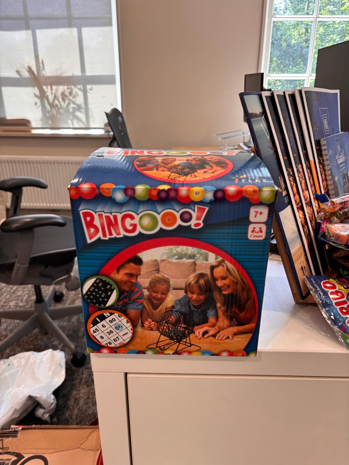 Bingo spel voor het hele gezin - Nieuw in doos!, Een of twee spelers, Ophalen, Nieuw