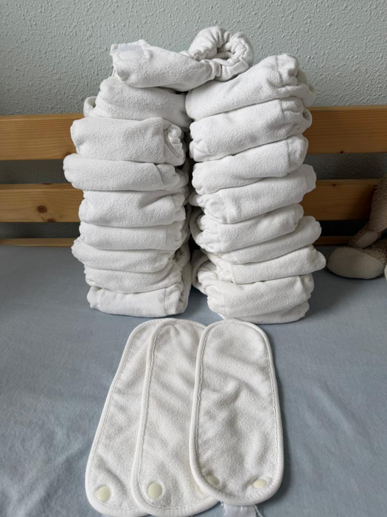 Wasbare luiers Bambinex maat 1 pakket van 18 stucks, Ophalen of Verzenden, Gebruikt, Jongetje of Meisje