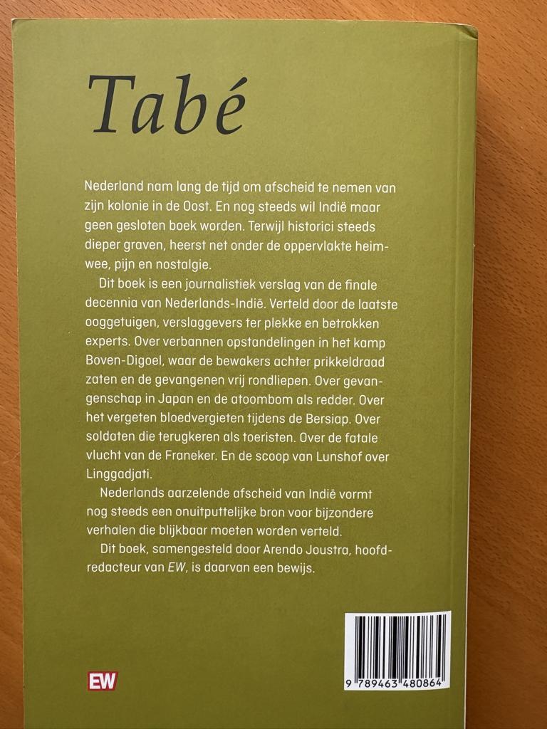 HET LANGE AFSCHEID VAN ONS INDIE, Boeken, 19e eeuw, Ophalen of Verzenden, Azië, Onbekend