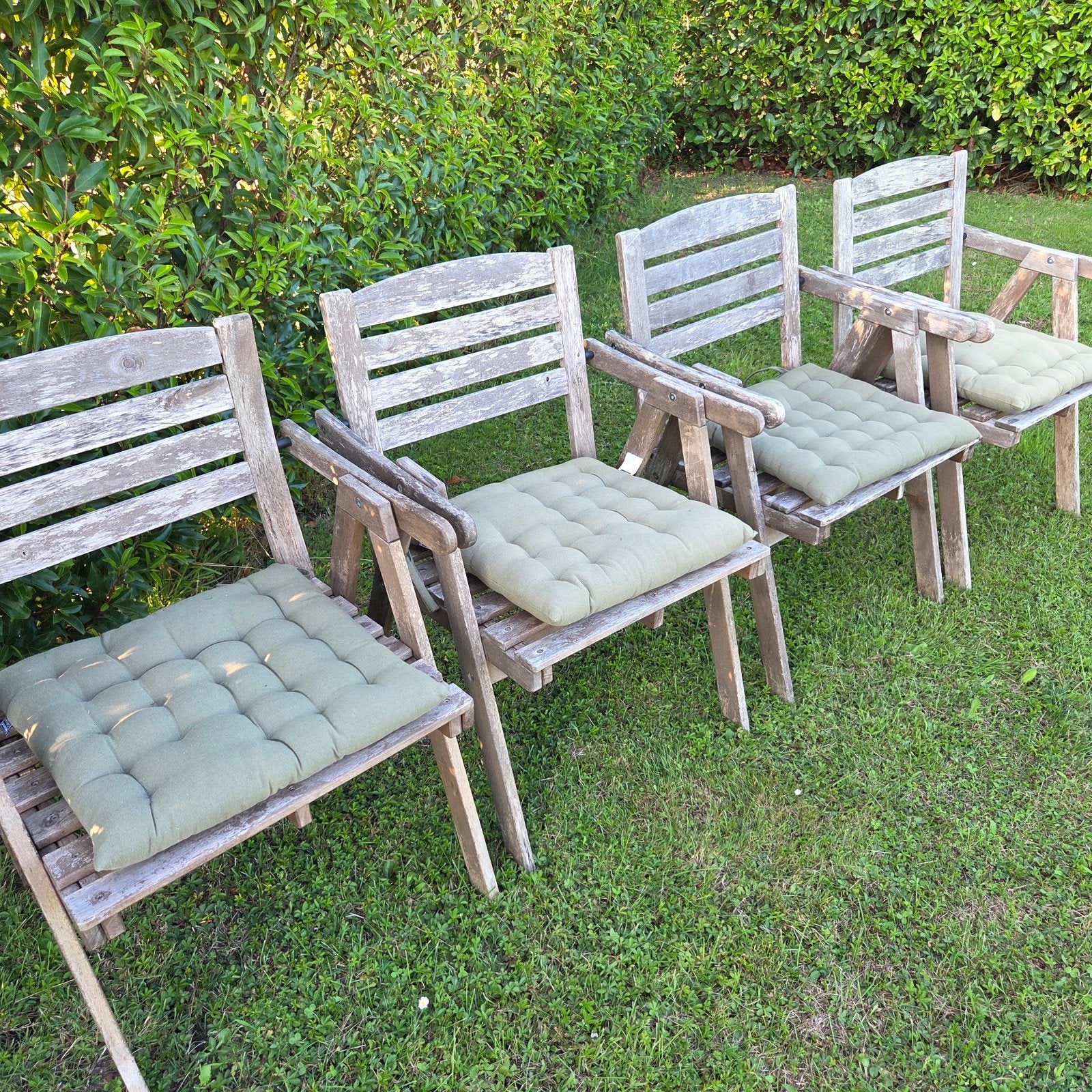 Hardhouten Ikea tuinstoel Falholmen stapelbaar, Tuin en Terras, Tuinstoelen, Ophalen, Gebruikt, Hout, Stapelbaar