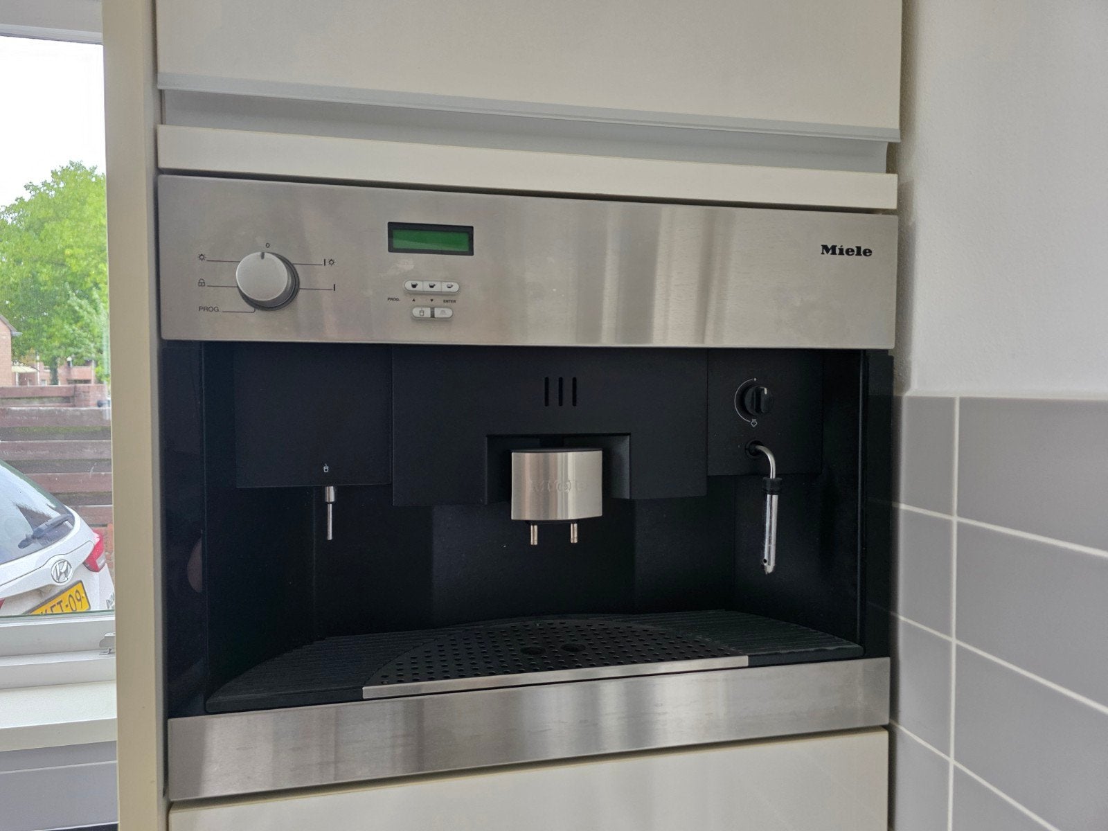 Miele CVA 620-2 Inbouw Koffiezetapparaat - Espresso & Bonen, Ophalen, Gebruikt, Espresso apparaat, 10 kopjes of meer
