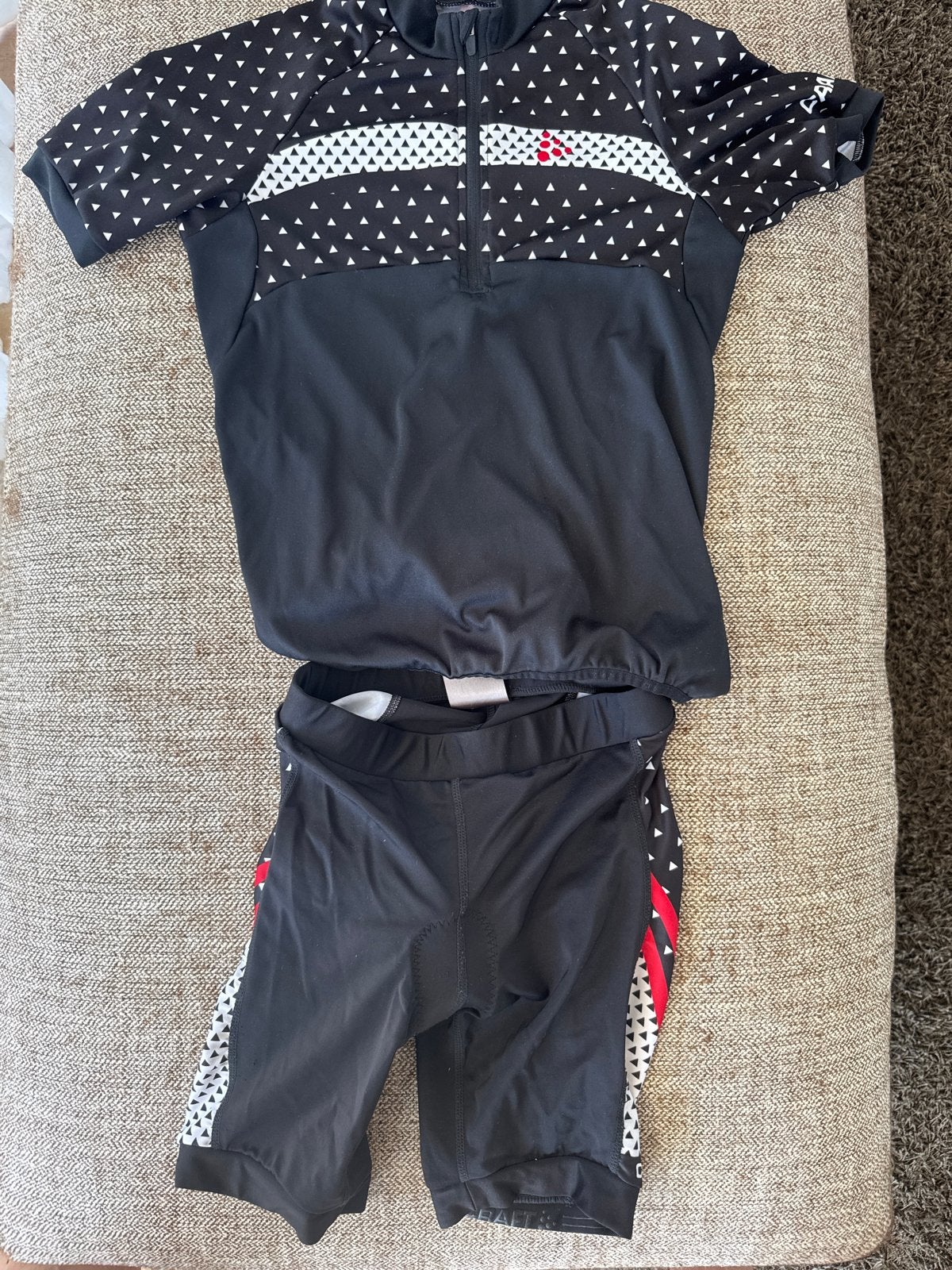 Craft Fietsset: Shirt en Broek - Maat 134/140 8-10 jaar, Ophalen, Gebruikt, Kinderen, Overige maten