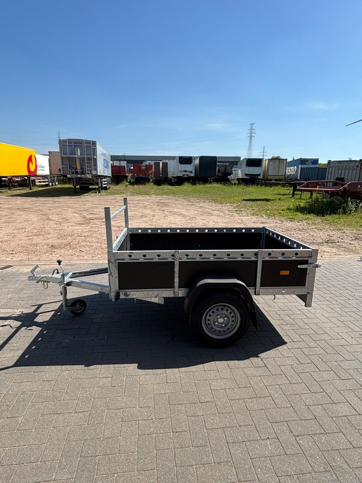 Enkel as aanhangwagen, Auto diversen, Aanhangers en Bagagewagens, Ophalen, Zo goed als nieuw