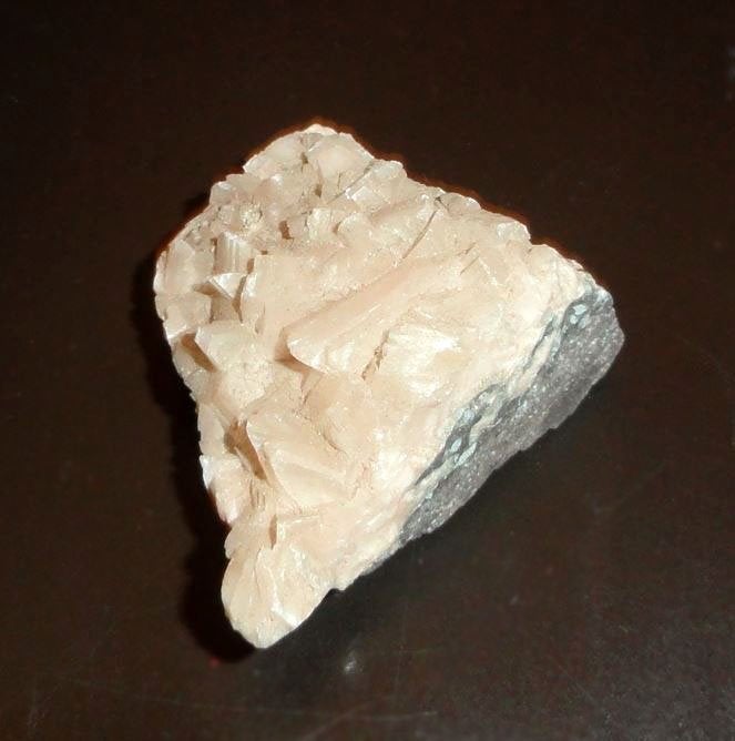 Heulandiet op Celadoniet Kristal Mineraal Edelsteen, Verzenden, Mineraal