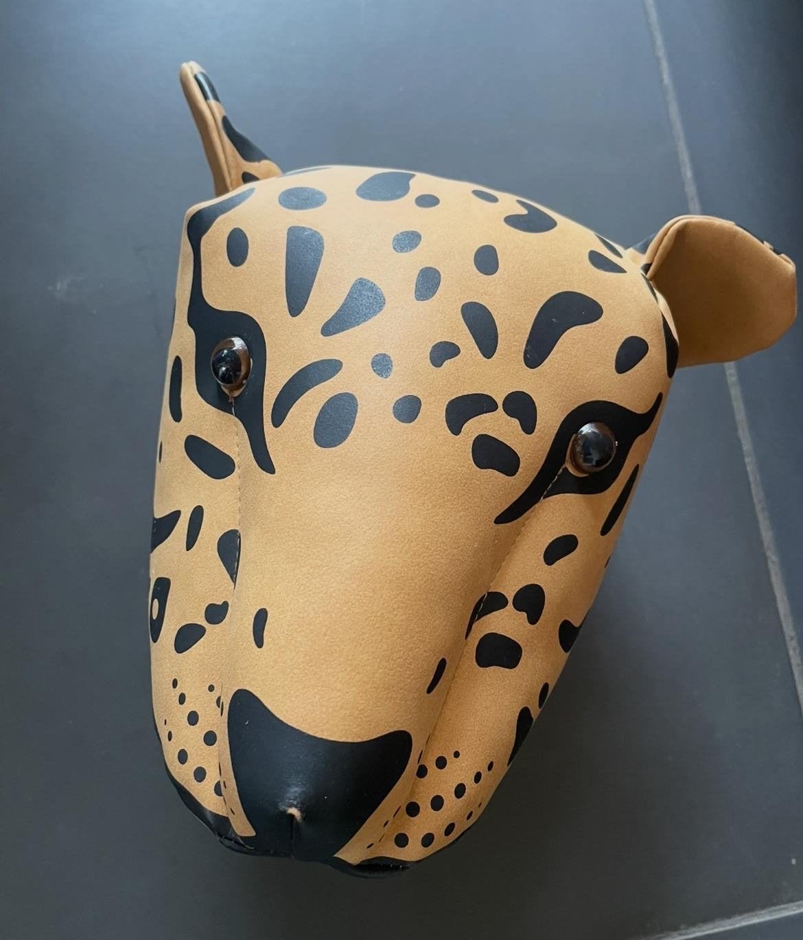 Leopard deurstopper/boekensteun muurdecoratie kinderkamer, Ophalen, Overige merken, Losse elementen, Zo goed als nieuw