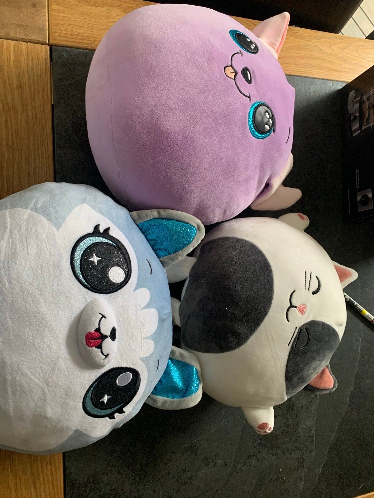 Squishmallow knuffels - set van 3, Ophalen, Overige karakters, Overige typen, Zo goed als nieuw