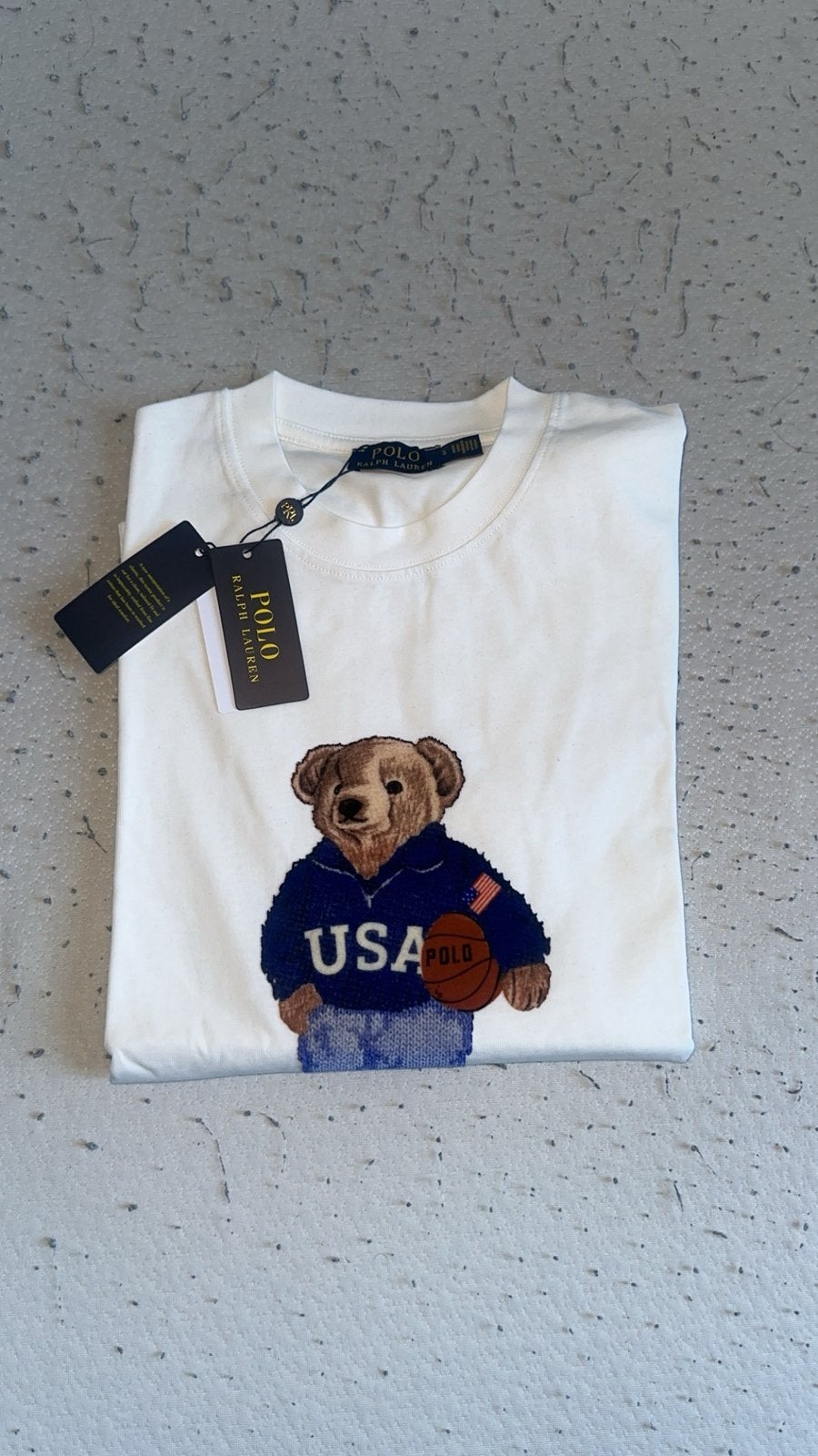 Polo Ralph Lauren Bear T-shirt Wit, Ophalen of Verzenden, Zo goed als nieuw