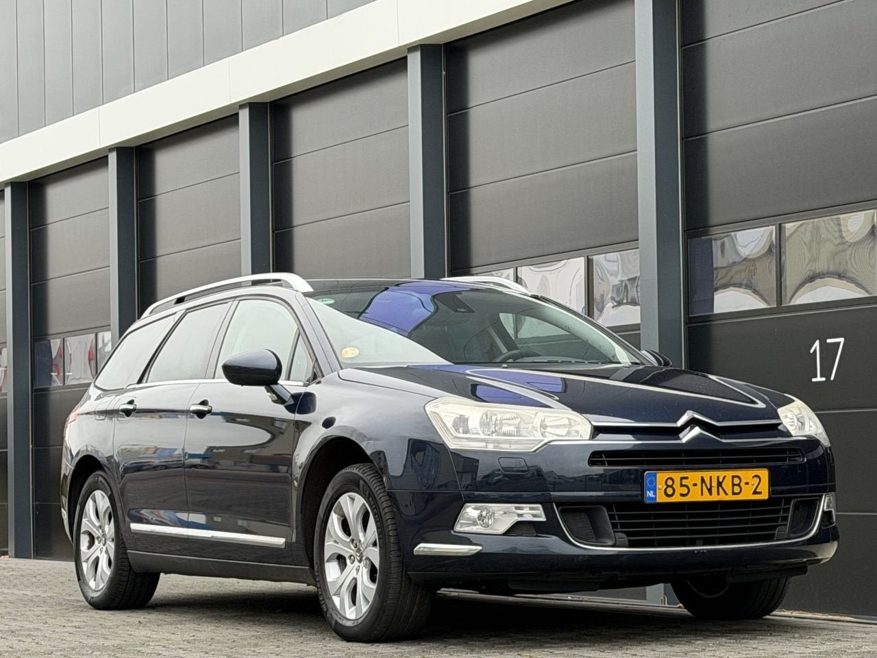 Citroën C5 2.2 HDIF Panorama Leer Navi (bj 2009), 197 €/maand, Blauw, 1740 kg, C5
