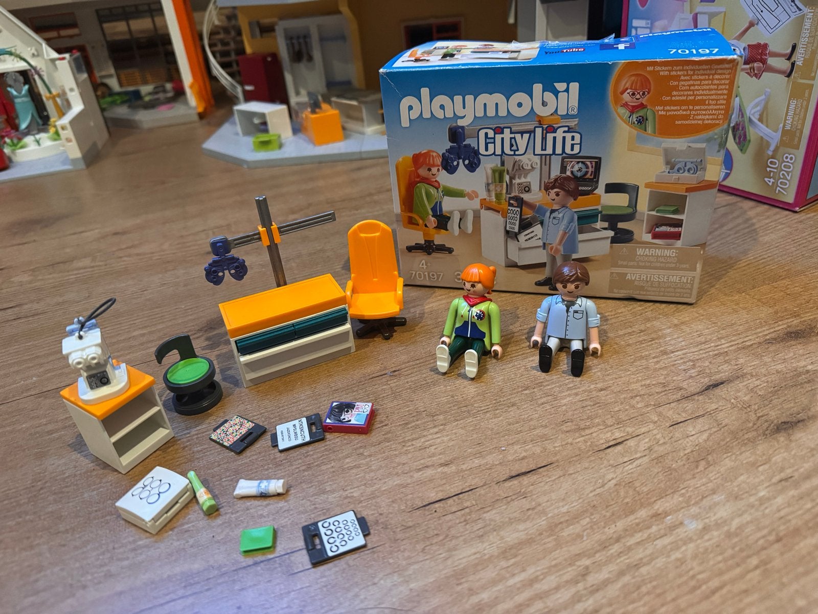 Playmobil City Life Opticien 70197 - Compleet, Ophalen of Verzenden, Zo goed als nieuw, Jongen of Meisje