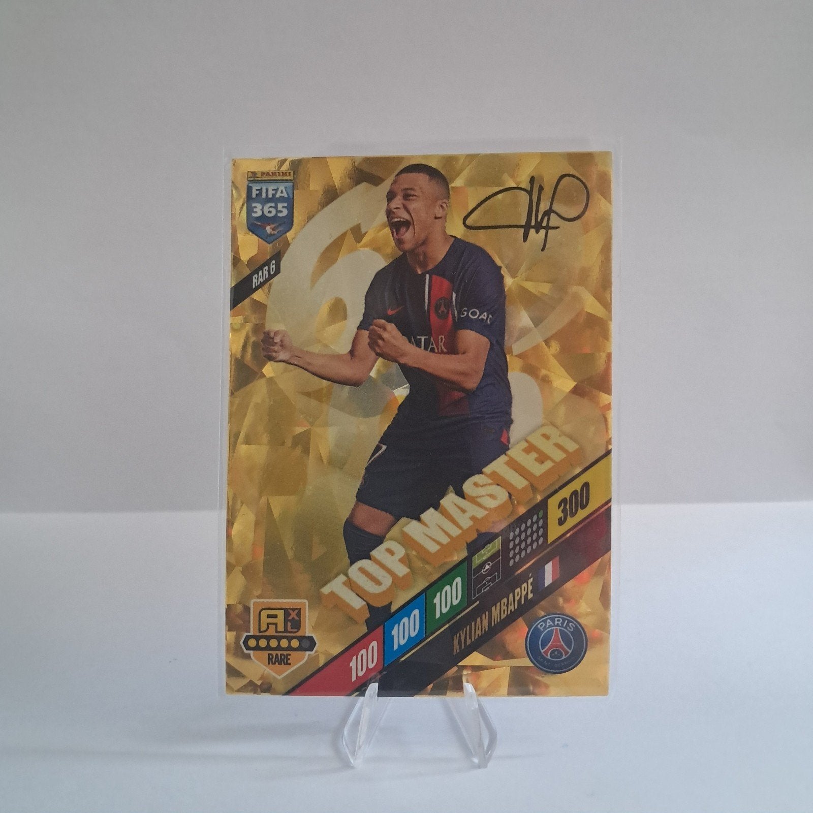 panini adrenalyn xl kylian mbappe top master, Hobby en Vrije tijd, Stickers en Plaatjes, Ophalen of Verzenden, Gebruikt, Plaatje