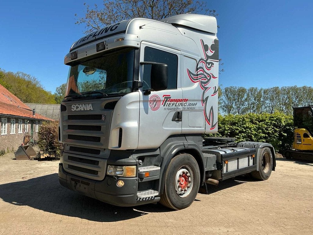 2005 Scania R500 Vrachtwagen, Auto's, Scania, Overige brandstoffen, Bedrijf, Te koop