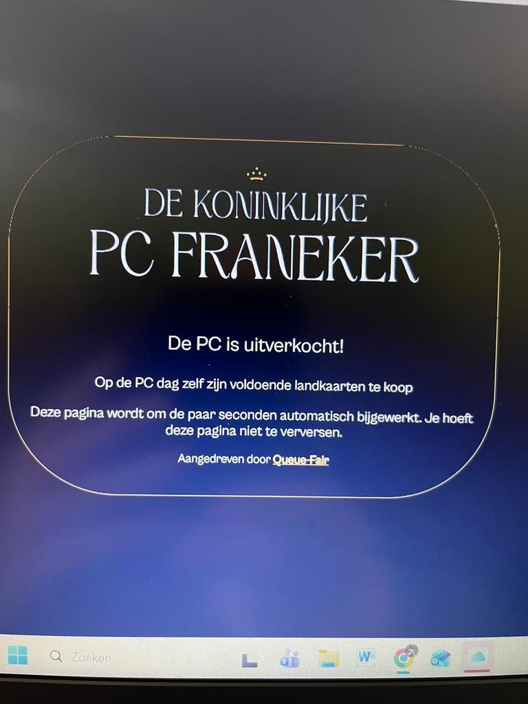 Kaatsen PC Franeker Tribunekaarten gevraagd, Drie personen of meer, Juli