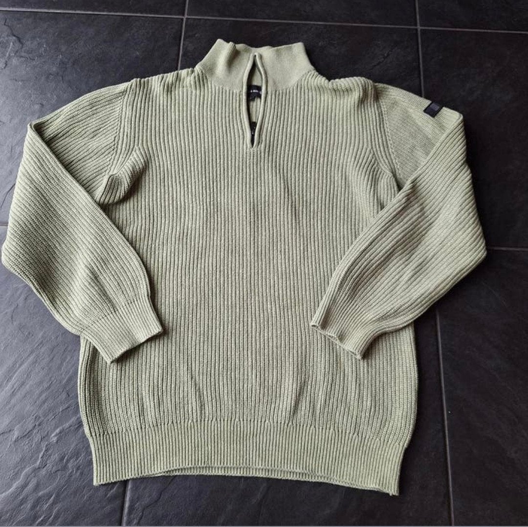 (Cargo) groene schipperstrui, Presly & Sun, mt L, igst, Maat 52/54 (L), Ophalen of Verzenden, Presly & sun, Gedragen