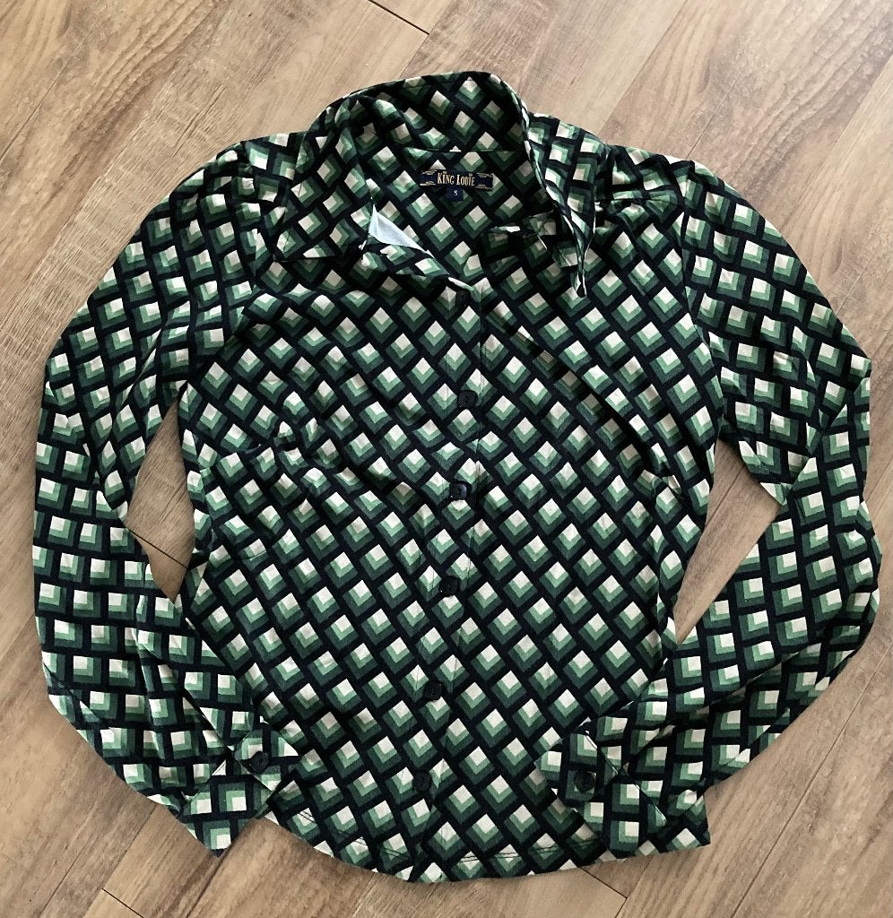 King Louie blouse, Kleding | Dames, Ophalen of Verzenden, Zo goed als nieuw, King Louie, Maat 36 (S)