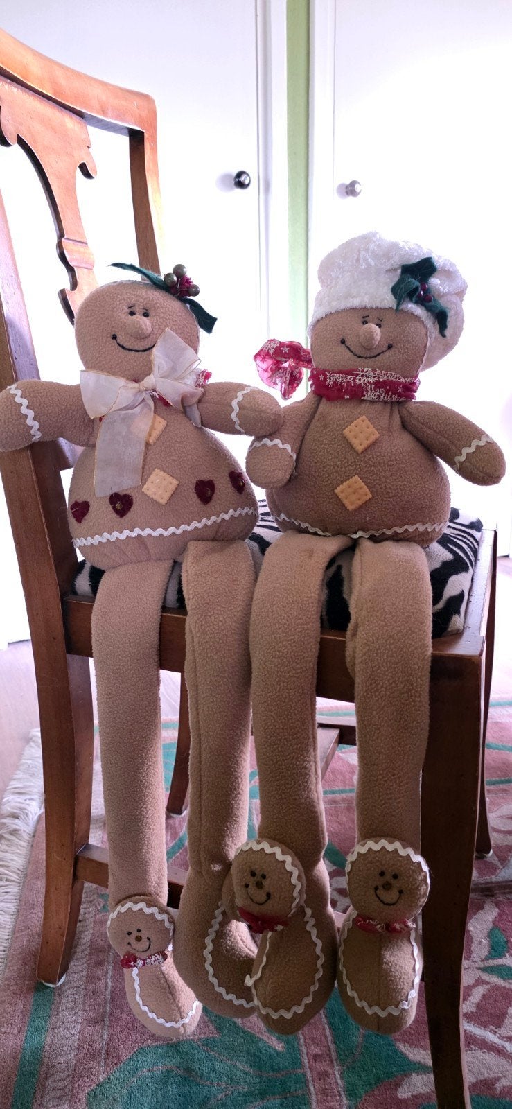 Kerst gingerbreadman peperkoekmannen van stof, Ophalen of Verzenden