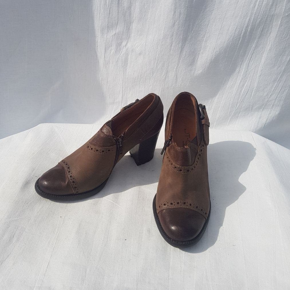 Gave bruine schoenen met hak. Mt 36. Merk mot-cle italy, Kleding | Dames, Schoenen, Bruin, ., Ophalen of Verzenden, .