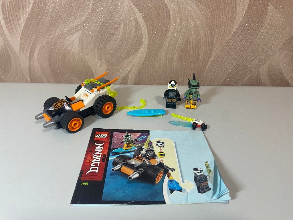 Lego - Ninjago - 71706 - Cole's Speeder Car - compleet, Kinderen en Baby's, Speelgoed | Duplo en Lego, Compleet, Lego, Ophalen of Verzenden