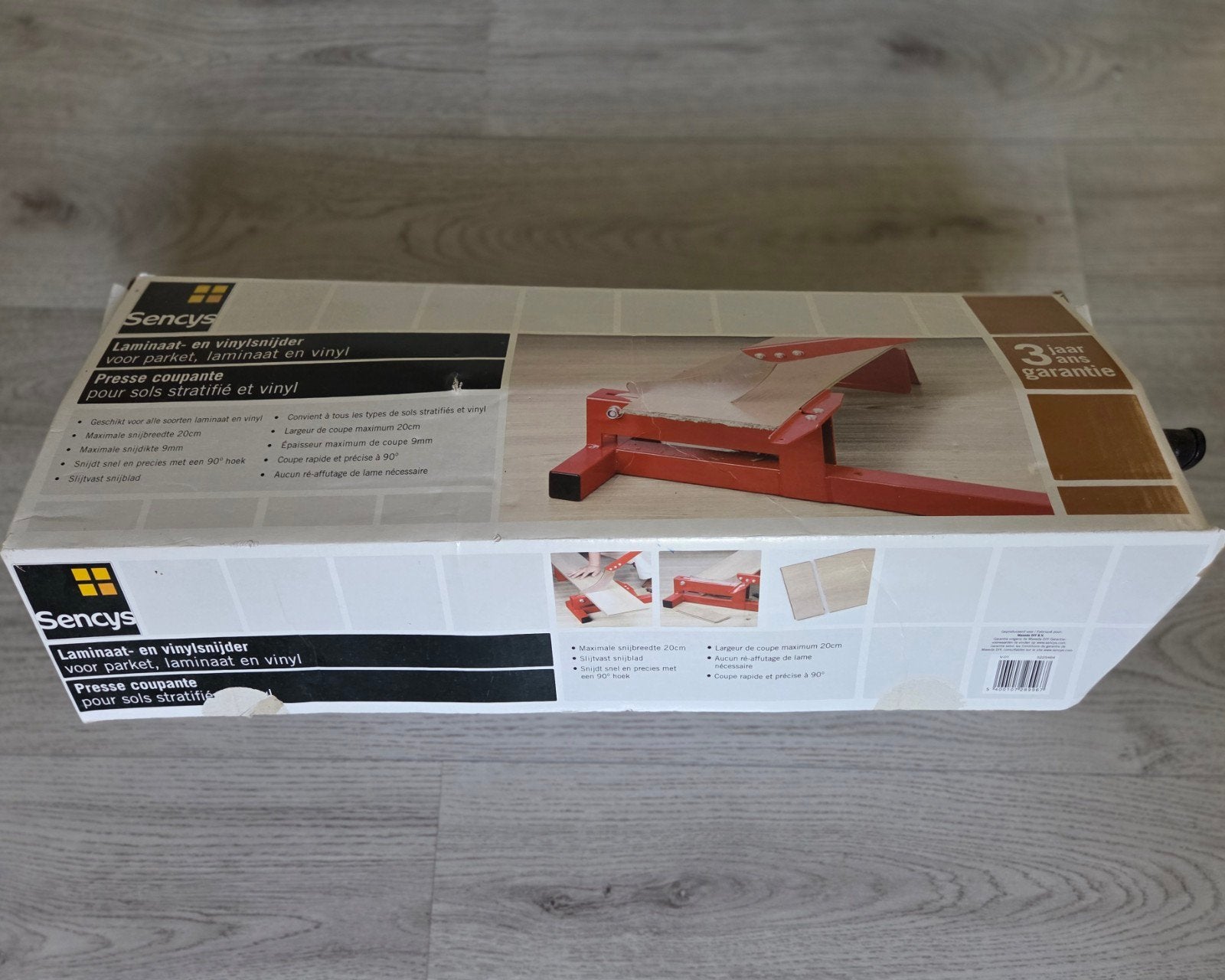 Sencys laminaat en vinylsnijder, Doe-het-zelf en Verbouw, Gereedschap | Handgereedschap, Zo goed als nieuw, Snijgereedschap, Overige merken