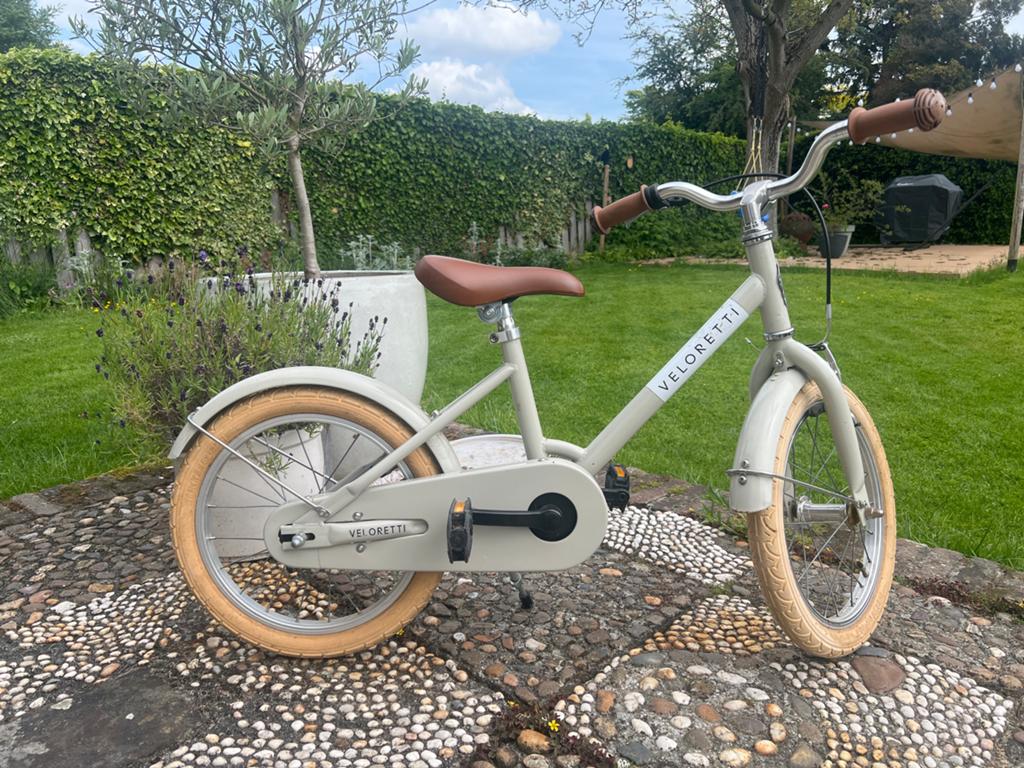 Veloretti Maxi Kleuterfiets Kinderfiets - Pebble Grey, Fietsen en Brommers, Fietsen | Kinderfietsjes, Gebruikt, 16 tot 20 inch