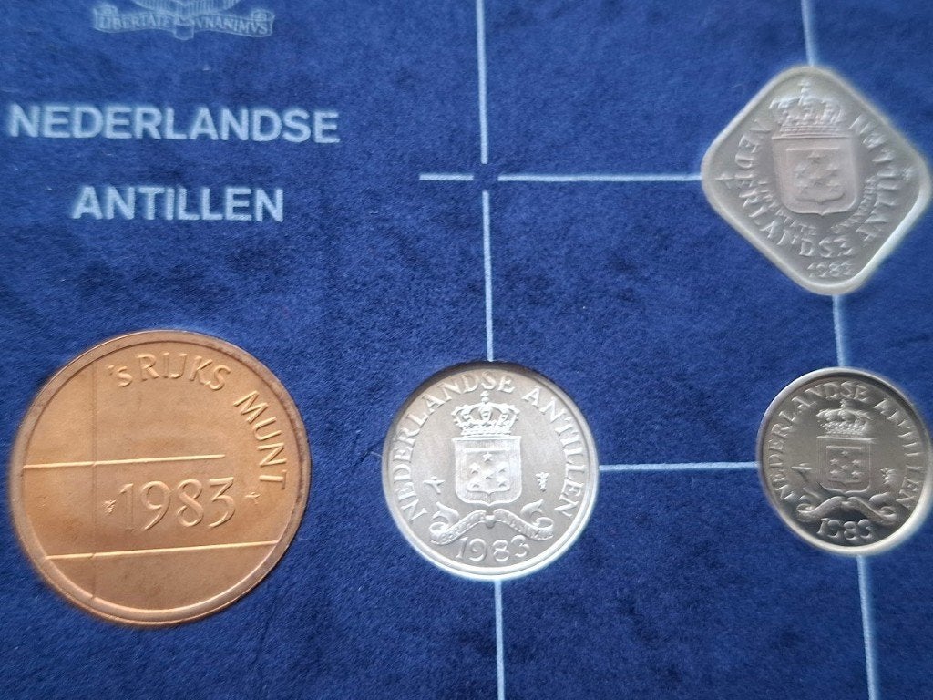 Nederlandse Antillen Muntset - 1983, Verzenden, Koningin Beatrix, Overige waardes, Setje