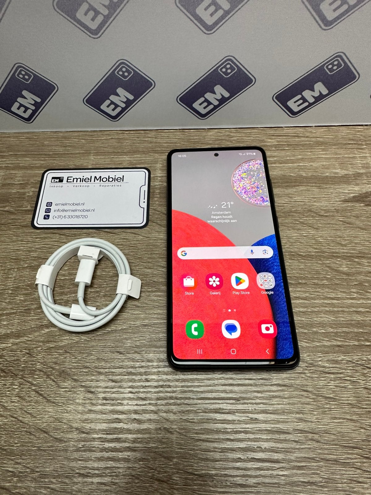 Samsung Galaxy A52s 5G - 128GB / garantie, Gebruikt, Zwart, Ophalen of Verzenden, Zonder simlock