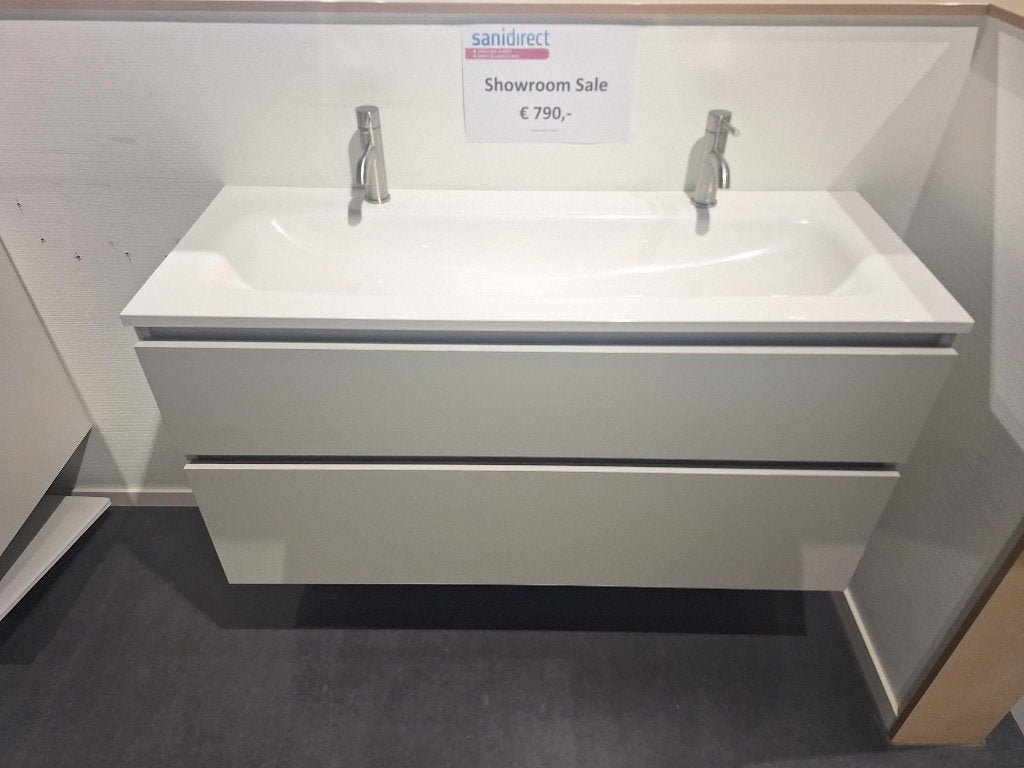 Badkamermeubel 120 x 45 '"Stone Grey", Huis en Inrichting, Badkamer | Badkamermeubels, Ophalen, 100 tot 150 cm, Zo goed als nieuw