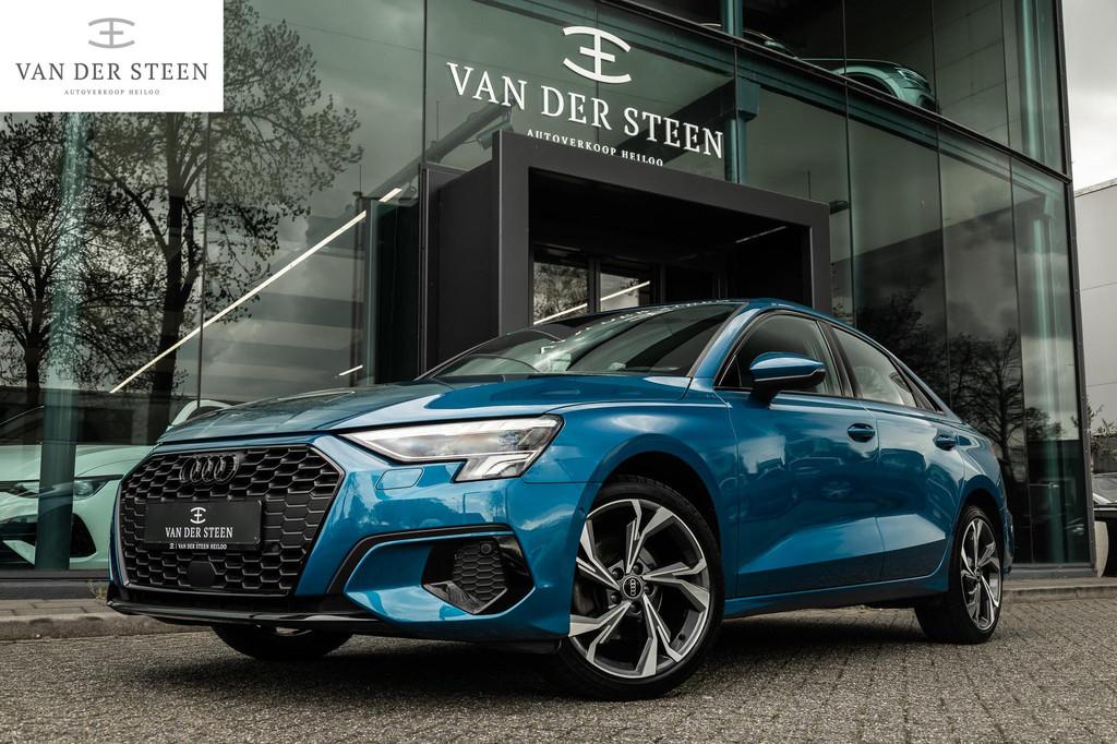 Audi A3 Limousine 30 TFSI Advanced edition Sportstoelen | Ca, Stof, Gebruikt, Blauw, Origineel Nederlands
