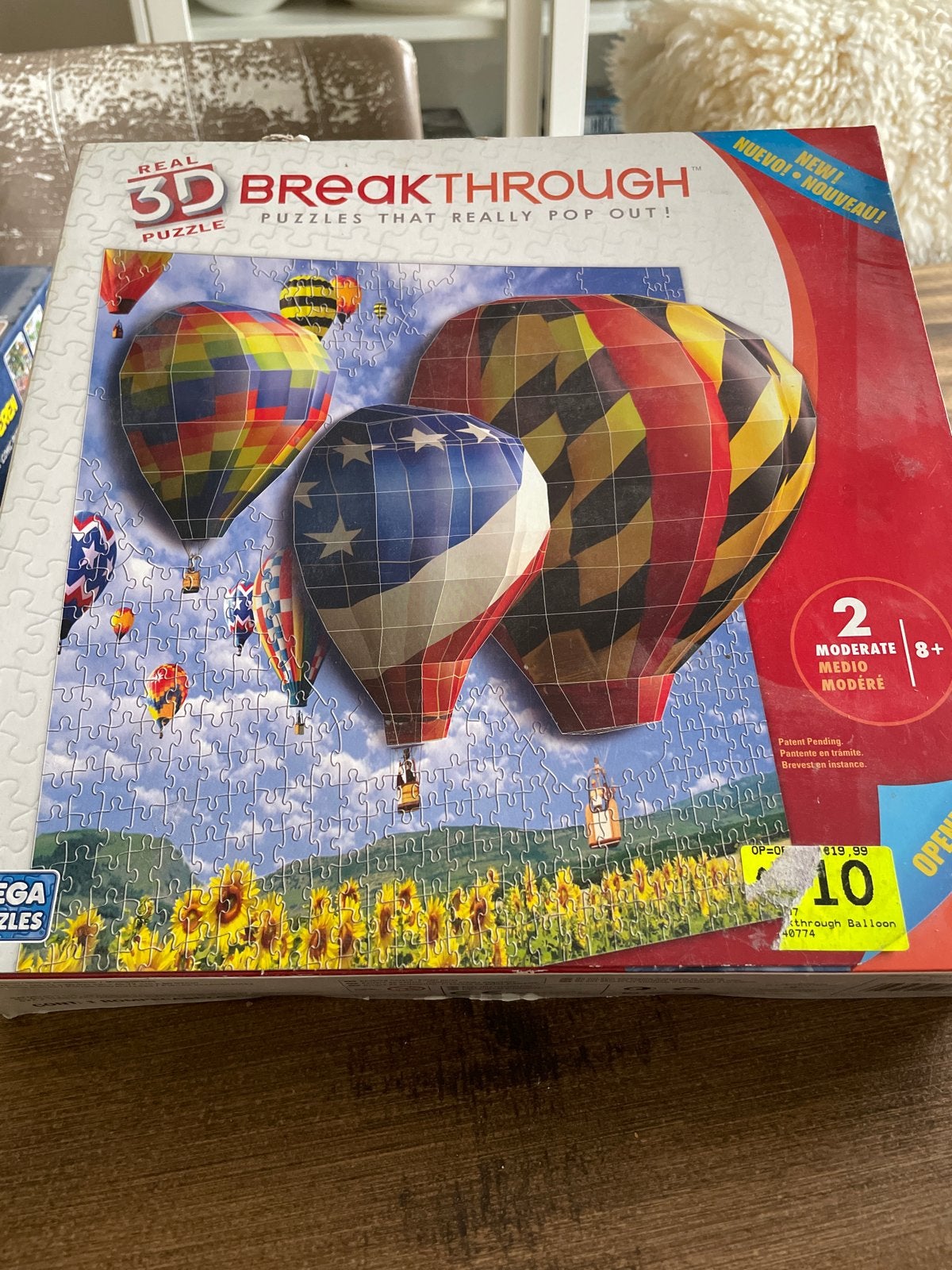 3D Breakthrough Puzzel - Heteluchtballonnen, Ophalen of Verzenden, Minder dan 500 stukjes, Nieuw, Rubik's of 3D-puzzel