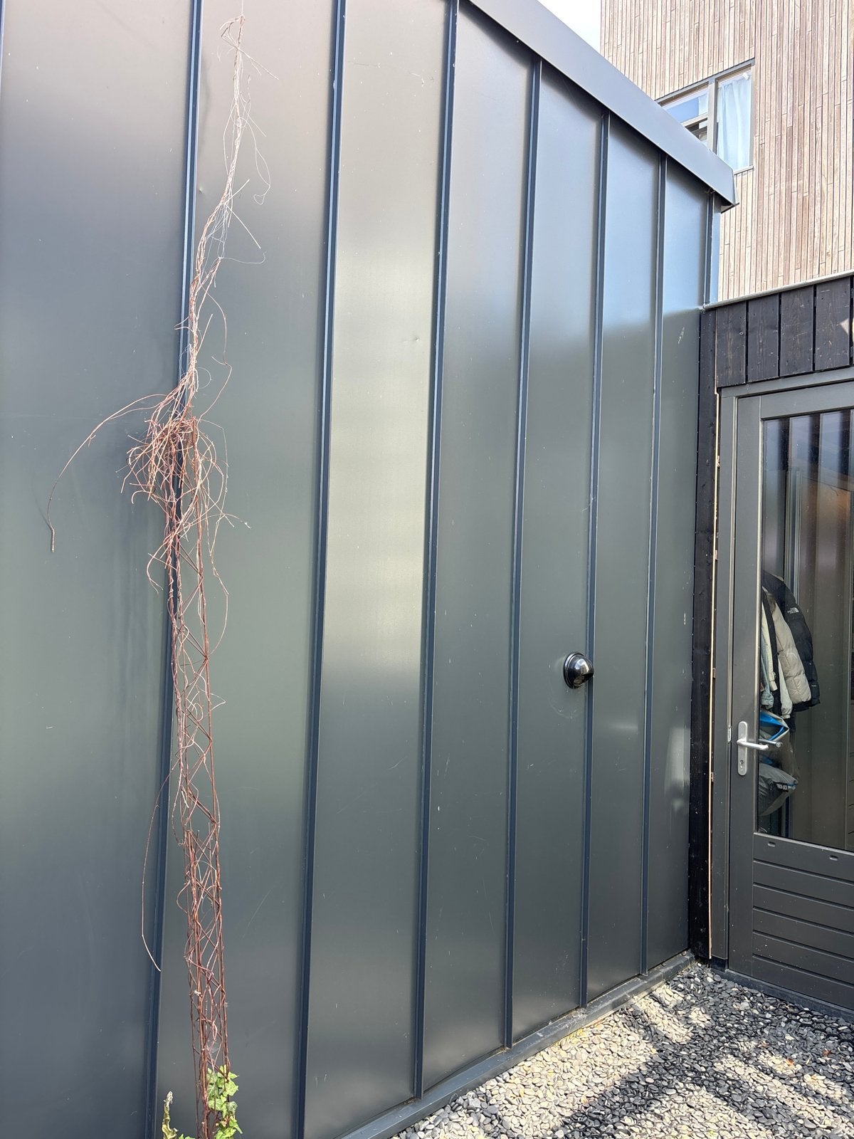 Gevelbekleding stalen platen, Ophalen, Zo goed als nieuw