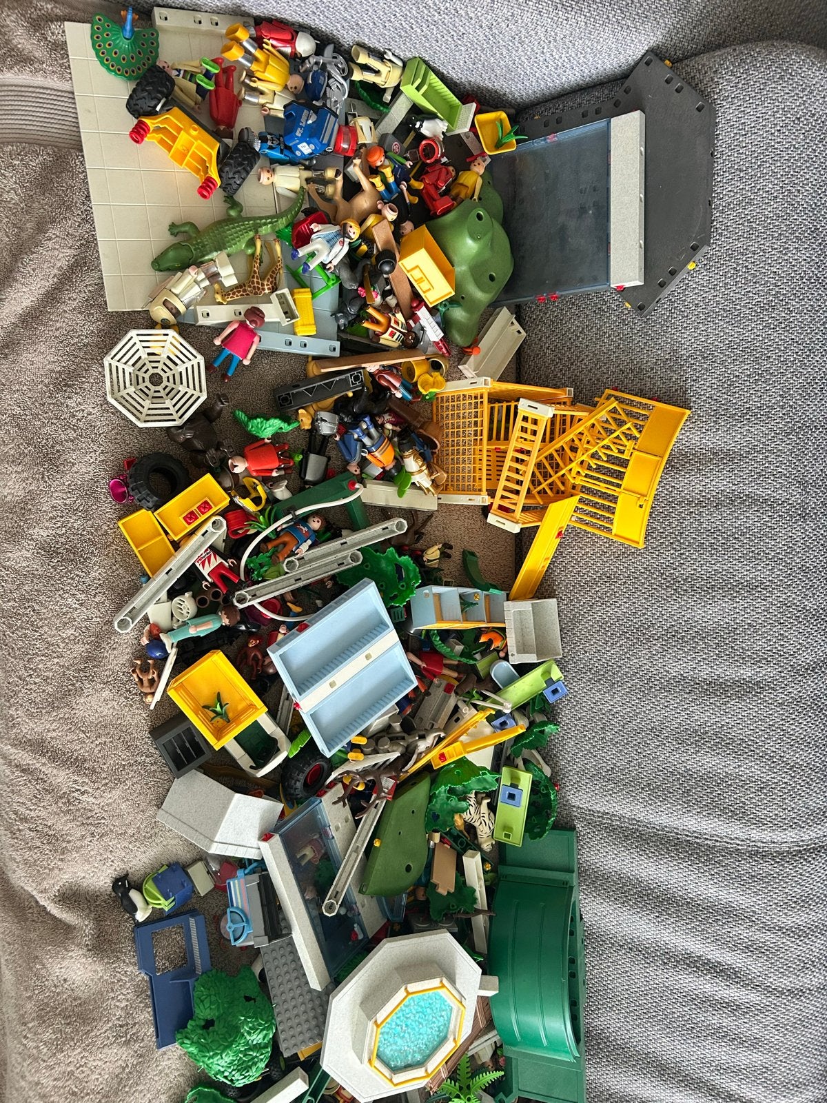 Grote Playmobil collectie met diverse sets en figuren, Ophalen of Verzenden, Gebruikt, Complete set, Overige typen