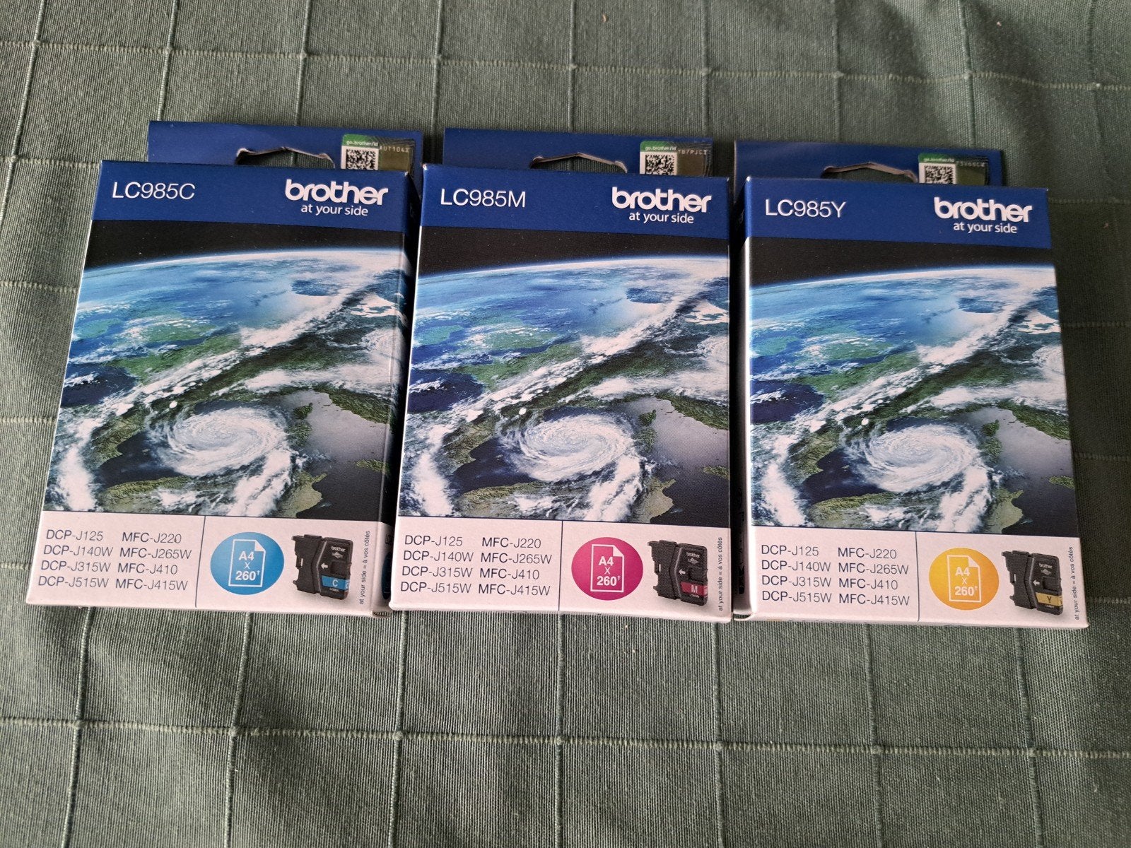 3x Brother cartridge LC985Y LC985C LC985M. Samen 15€. Nieuw., Ophalen of Verzenden, Nieuw