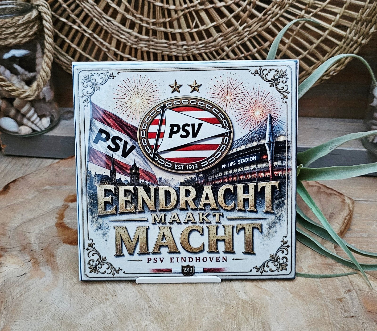 Voetbal Tegel 15x15 cm - Voor de Echte Voetbal Liefhebber, Ophalen of Verzenden