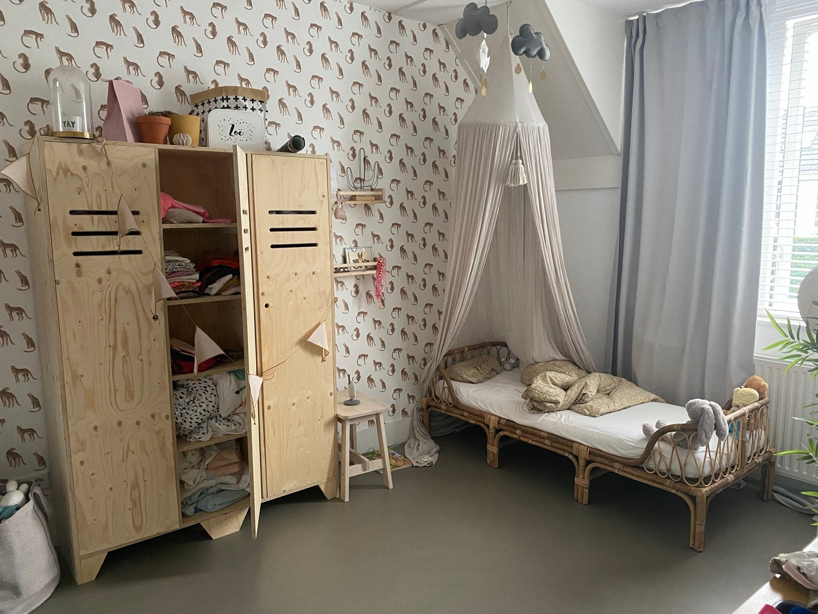 Prachtig rotan bedje Karwei, geschikt voor een kind, Ophalen, Overige materialen, 90 cm, Eenpersoons