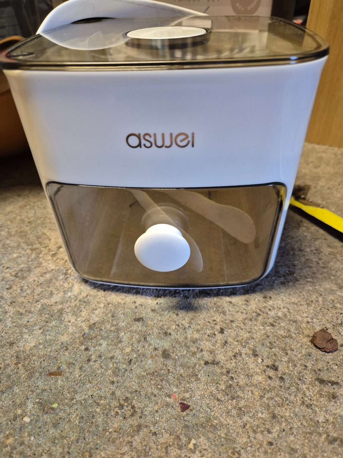 Aswei ijsblokjes machine/ijs emmer, Ophalen
